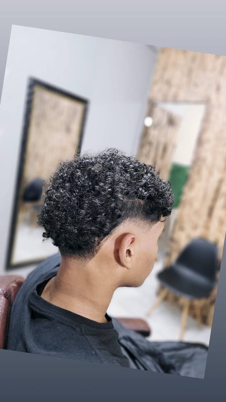 Degradê masculino estilizado em Viamão - RS